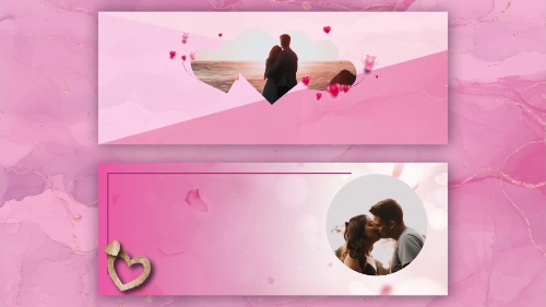 Striking-effect Valentine Sale Offer Facebook Cover Interactive Video