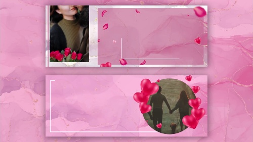 Striking-effect Valentine Sale Offer Facebook Cover Interactive Video