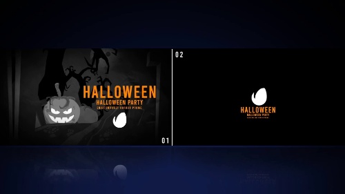 Powerful Halloween Logo Digital Editing Studio