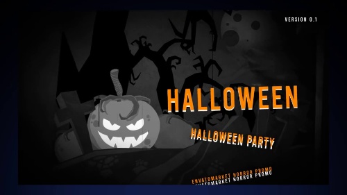 Powerful Halloween Logo Digital Editing Studio