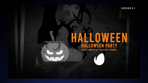 Powerful Halloween Logo Digital Editing Studio