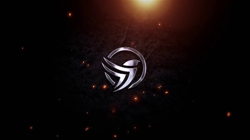 Trendy-touch Logo Impact Scene Setup
