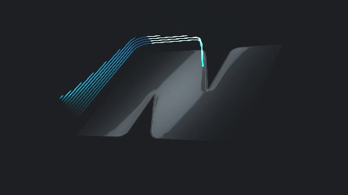 Deluxe-style Logo Media Visualizer