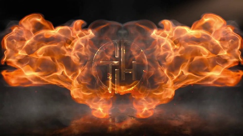 Sublime-look Wing Fire Logo Video Project Pack
