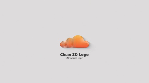 Stylish Clean 3D Logo Video Enhancer
