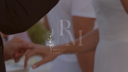 Efficient-style Floral Wedding Logo Professional Animation