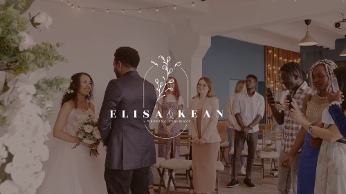 Efficient-style Floral Wedding Logo Professional Animation