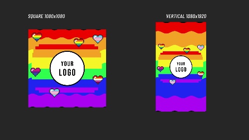 Advanced-feature LGBTQ Logo Reveal Custom Animation Pro