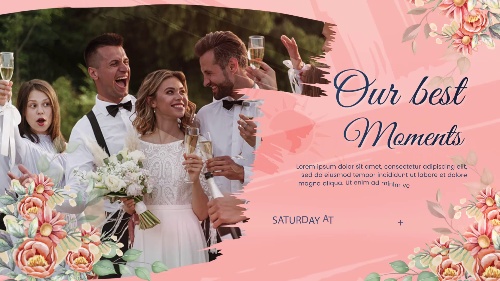 Modern-style Wedding Celebration Digital Video Pack