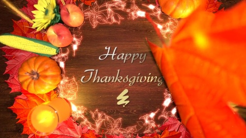 Remarkable Thanksgiving Logo Digital Media Creator