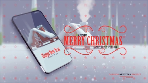 Interactive-design Christmas Logo Visual Studio