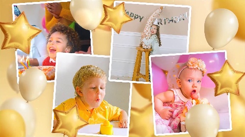 Unique-style My Sweet Baby Happy Birthday Album Animation Generator Pro