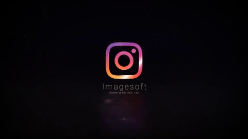 Dynamic-finish Gold Particles Logo Custom Video Effects