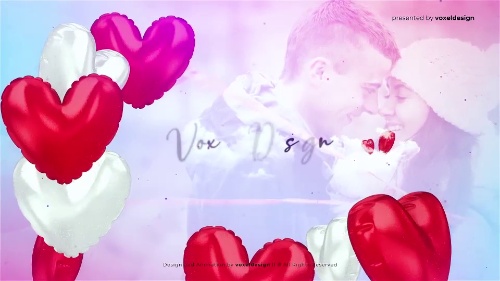 Bold Happy Valentine's Day Opener Design Studio Pro