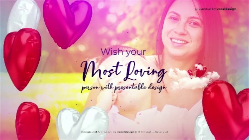 Bold Happy Valentine's Day Opener Design Studio Pro