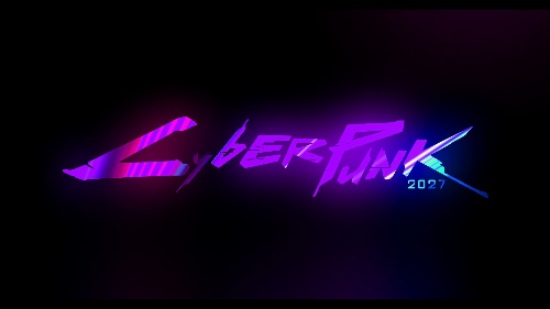 Fluid-design Cyberpunk Logo Media Effects Pack