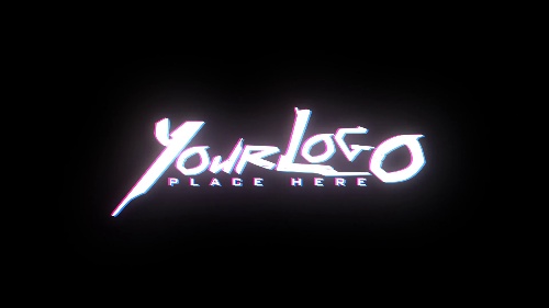 Fluid-design Cyberpunk Logo Media Effects Pack