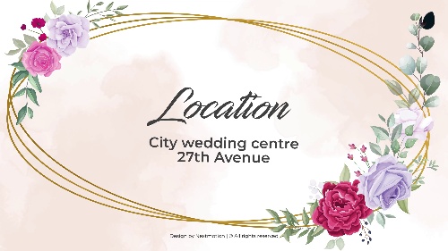 Futuristic-vibe Floral & Watercolor Wedding Invitation Editing Assistant