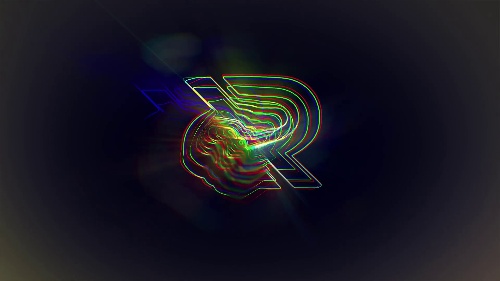 Modern-vibe Glitch Logo Visual Editing