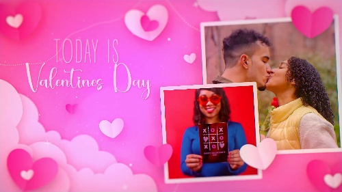 Highly-adaptive Happy Valentines Day Animation Media