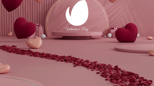 Vibrant-design Valentines Day Intro Image Editor