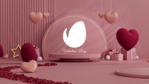 Vibrant-design Valentines Day Intro Image Editor