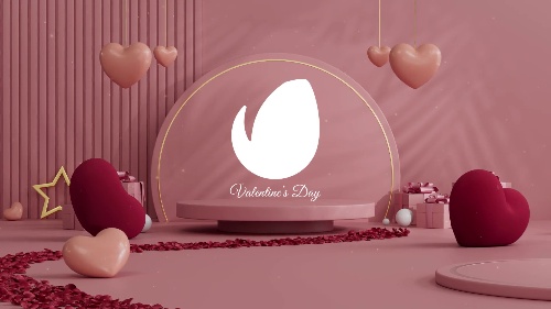 Vibrant-design Valentines Day Intro Image Editor