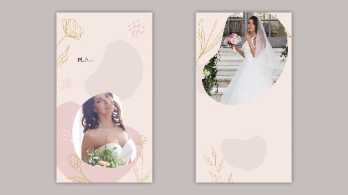 Trendy Wedding Invitation Planner Stories Template Production