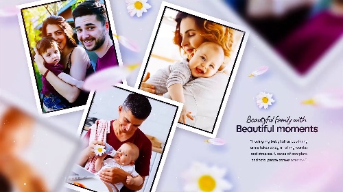 Premium-effect Beautiful Family Photo Slideshow Custom Video Production