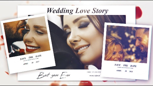 Elegant-vibe Wedding Slideshow Custom Video Content