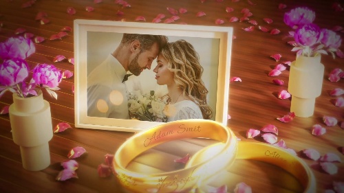 Advanced-effect 3d Wedding Slideshow Customizer