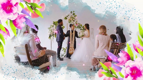 Sleek-design Romantc Wedding Slideshow Motion Video Effects