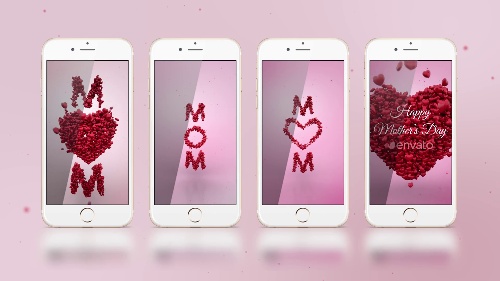 Highly-customizable Mothers Day Greeting Stories Motion Studio