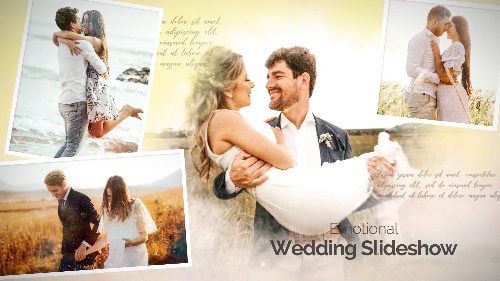 Customized-style Emotional Wedding Slideshow Production Pro