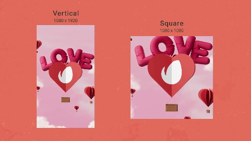 Vibrant-style Valentines Day Greeting Video Planner Pro