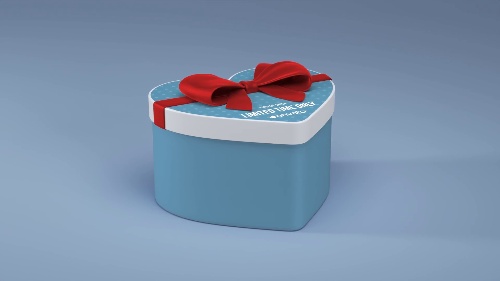 Iconic-touch Valentines Gift Box Digital Animation