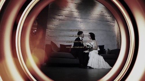 Streamlined-design Wedding Intro And DVD Menu Virtual