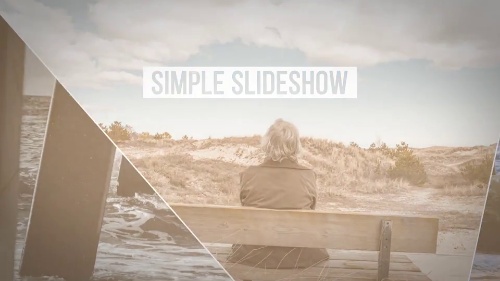 Standout Simple Slideshow Motion Video Effects