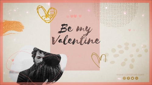 Deluxe-style Valentines Day Romantic Slideshow Film Editor