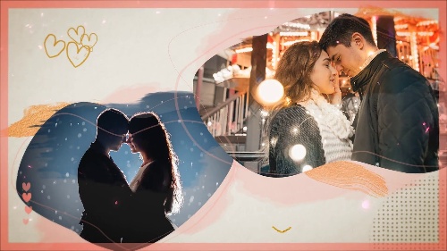 Deluxe-style Valentines Day Romantic Slideshow Film Editor