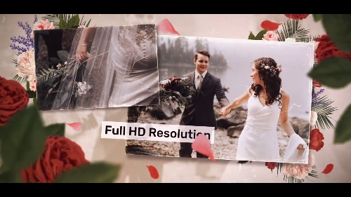 Bold-design Wedding Slideshow Interactive Video