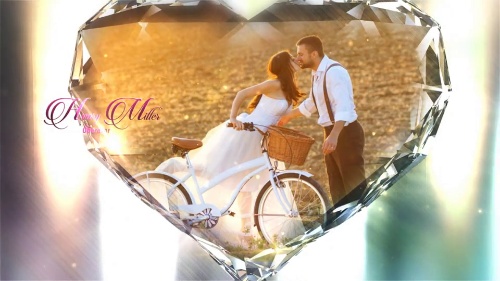 Efficient-style Wedding Slideshow Visual Effect