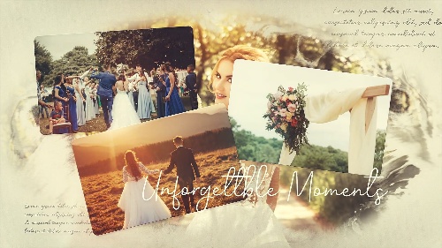 Modular Ink Wedding slideshow Media Creation